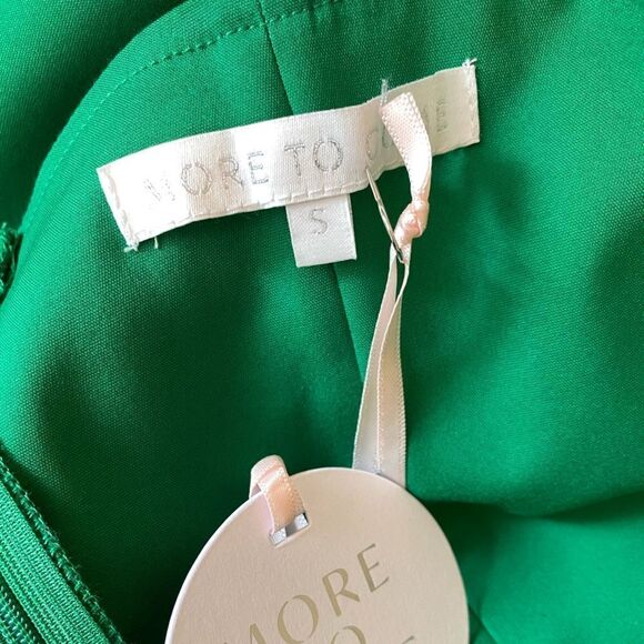 More To Come Sophia Midi Dress Kelly Green strapless sheath Revolve XS - Picture 7 of 10